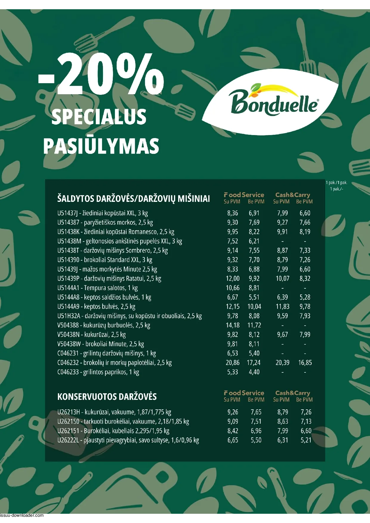Promo Cash&Carry akcijos šią savaitę. Galioja nuo 2026-07-01 iki 2026-07-31 – 9 psl.