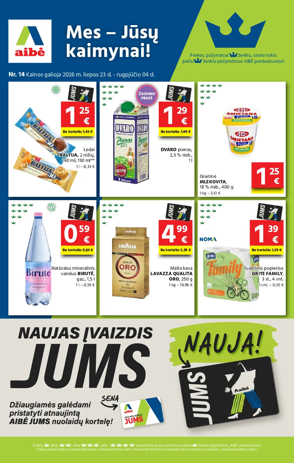 Aibė naujas leidinys – 1 psl.