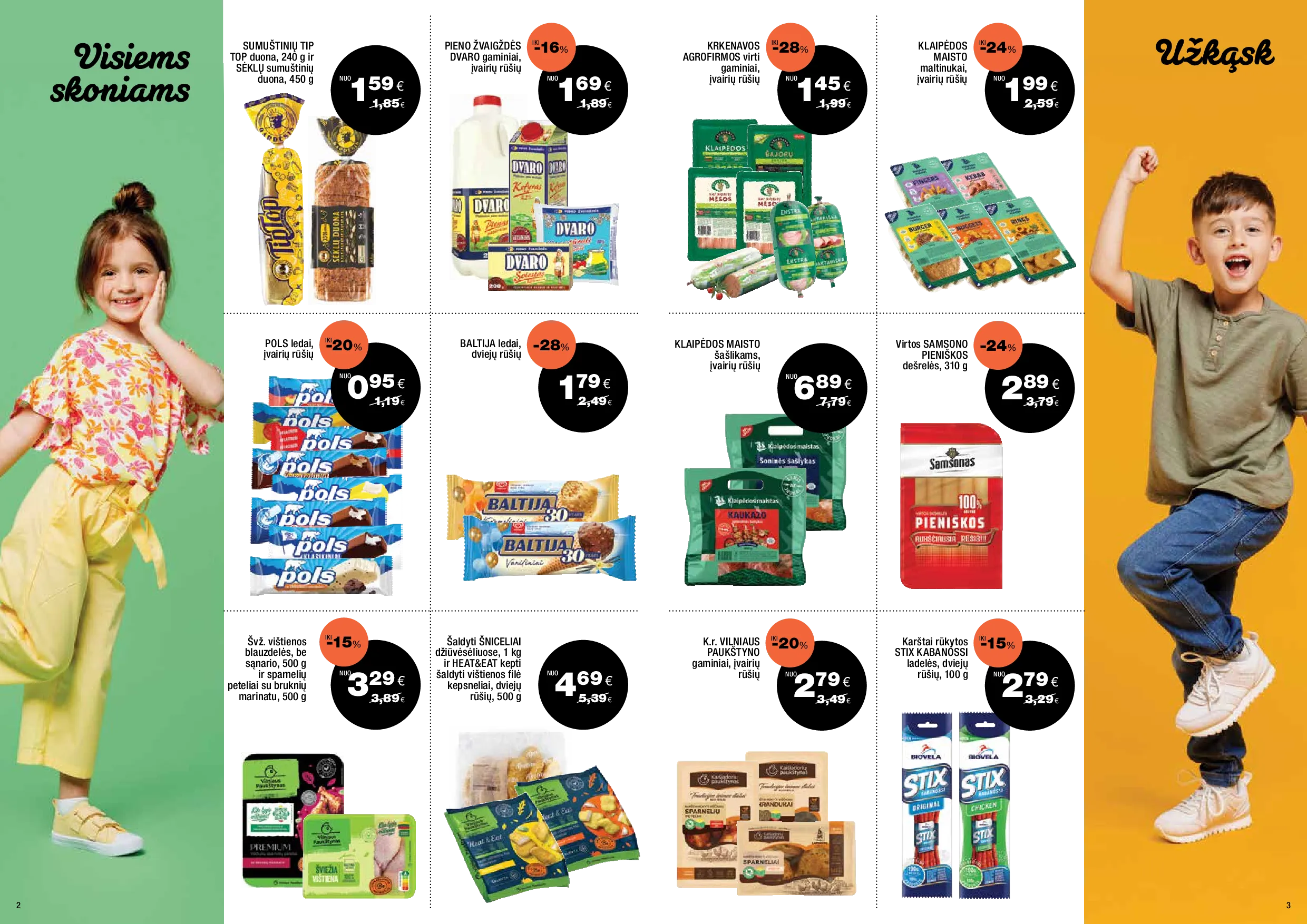 Express market akcijos šią savaitę. Galioja nuo 2026-07-12 iki 2026-08-01 – 2 psl.