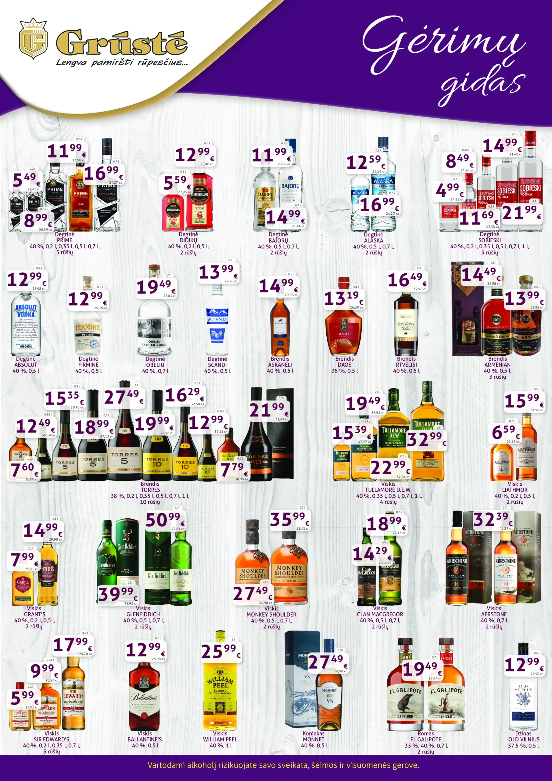 GRŪSTĖ gėrimų gidas – 2 psl.