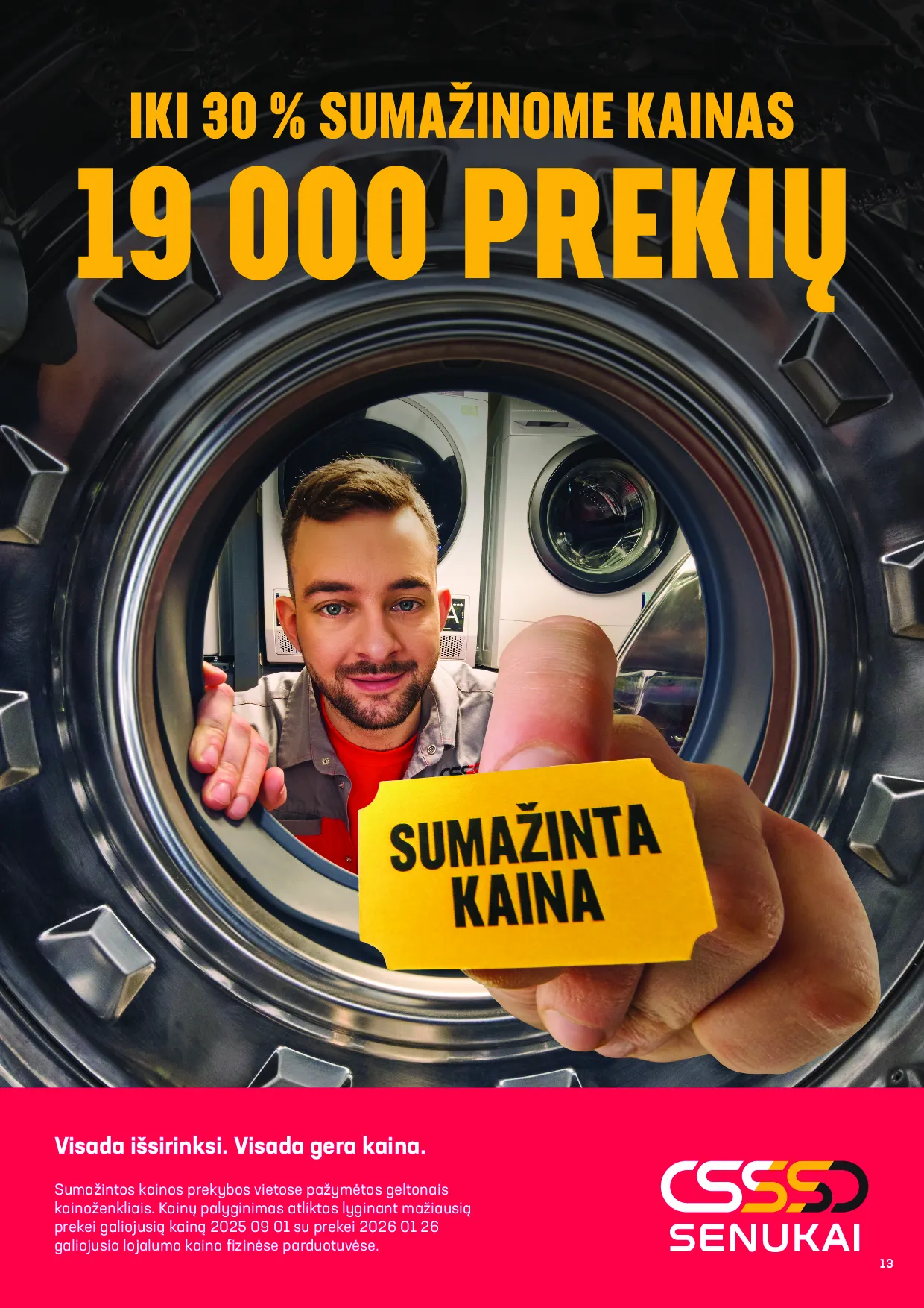 Senukai leidinys – 13 psl.