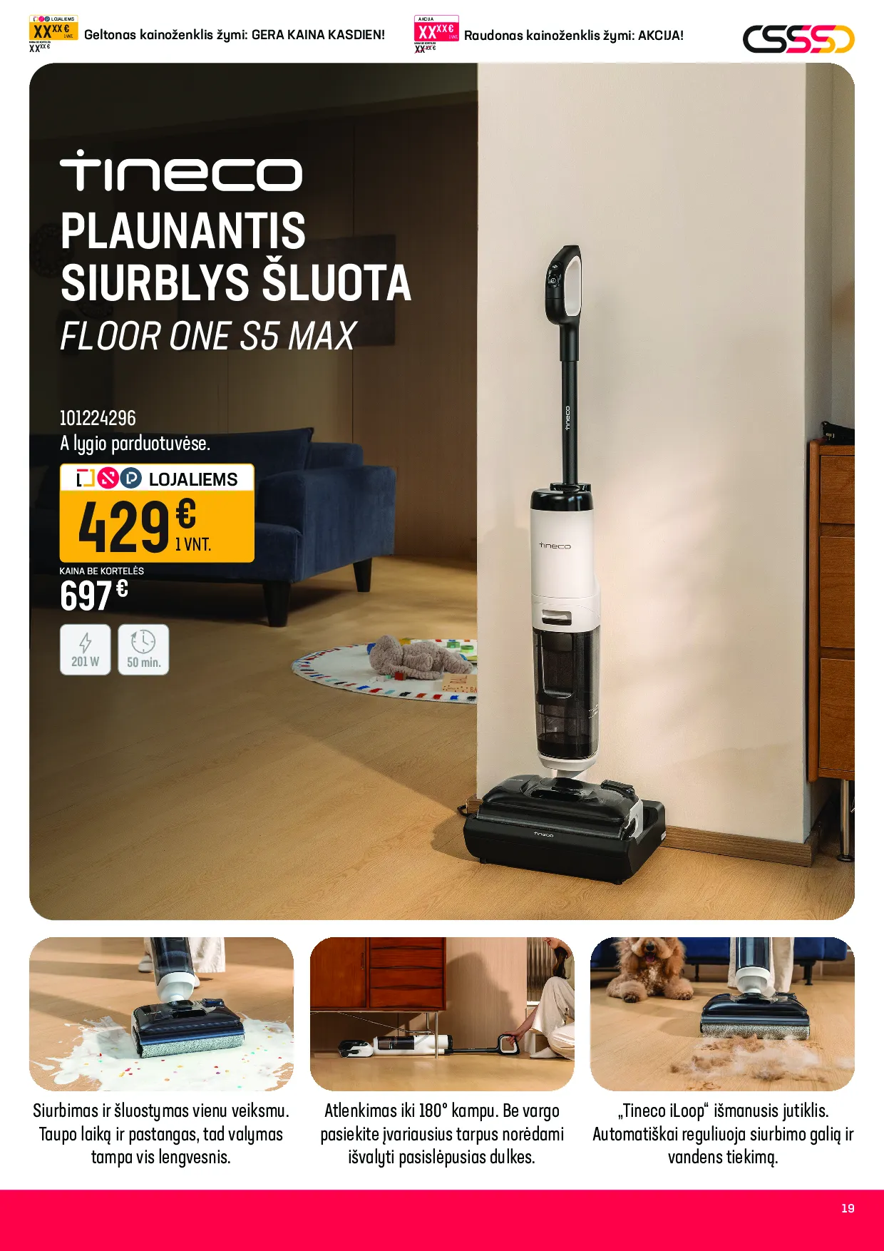 Senukai leidinys – 19 psl.