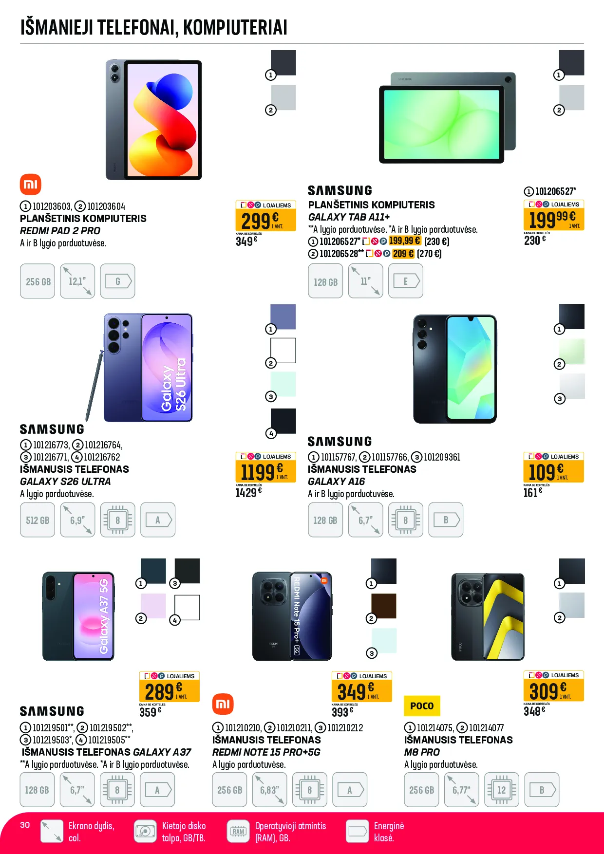 Senukai leidinys – 30 psl.