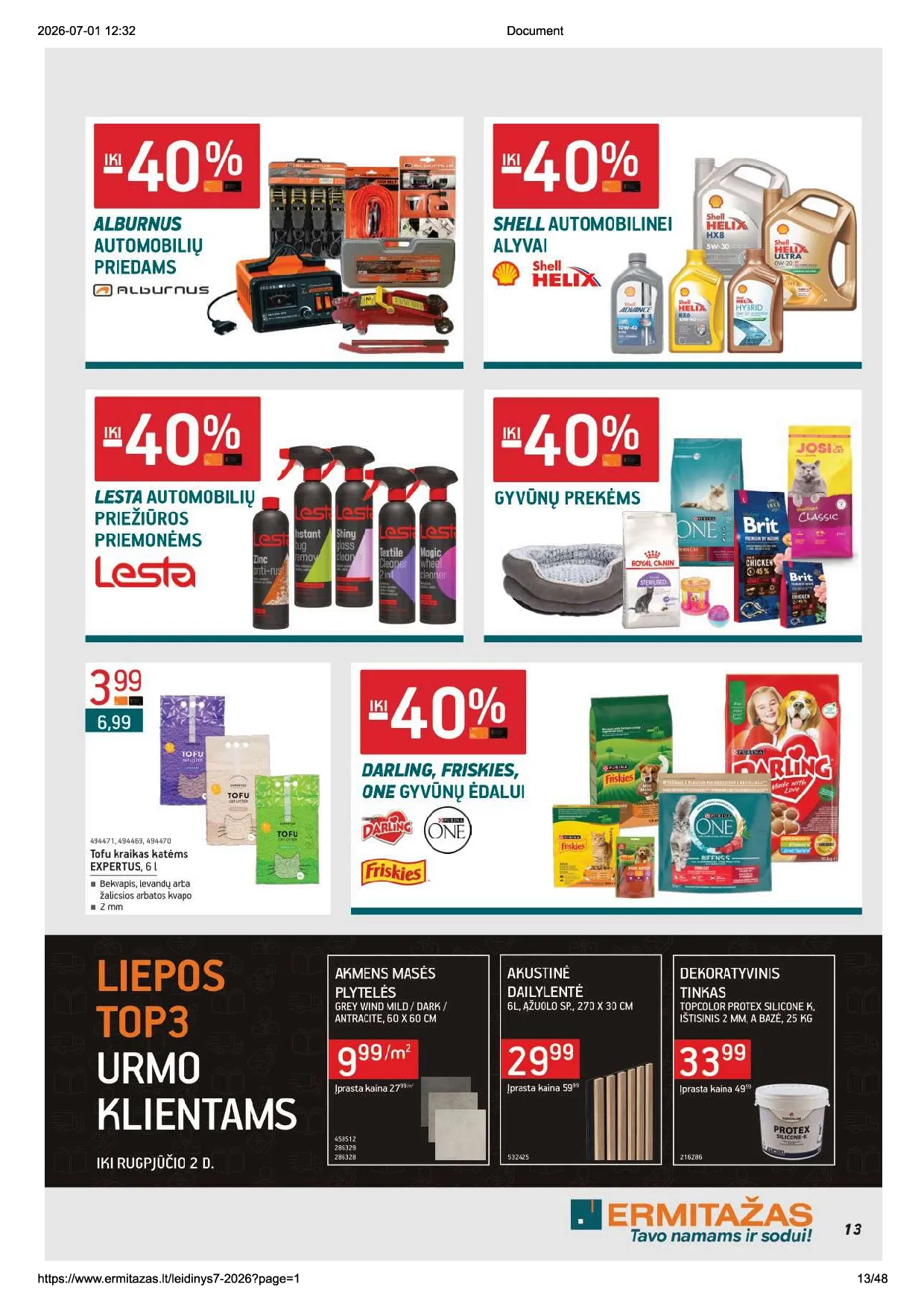 Ermitažas leidinys – 13 psl.