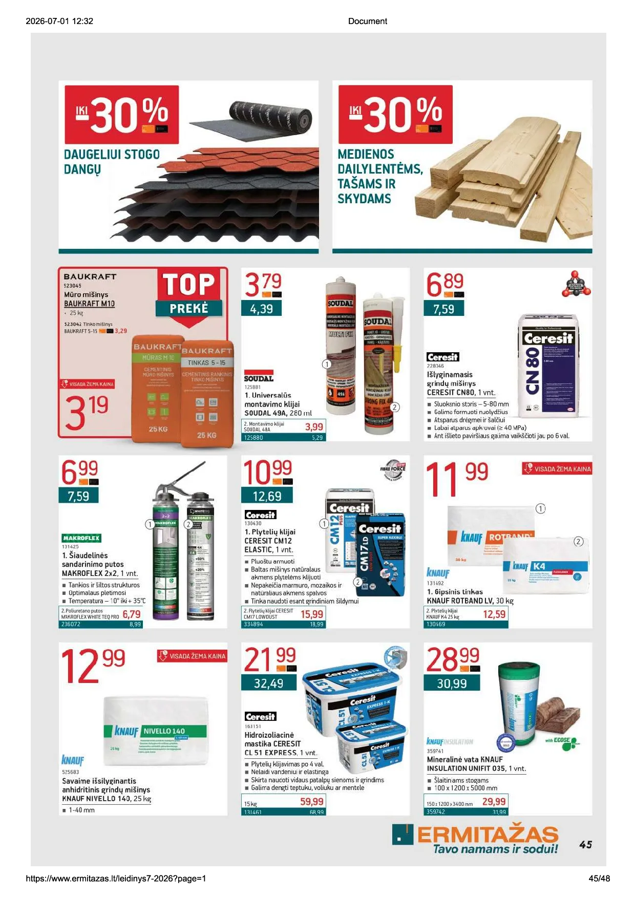Ermitažas leidinys – 45 psl.