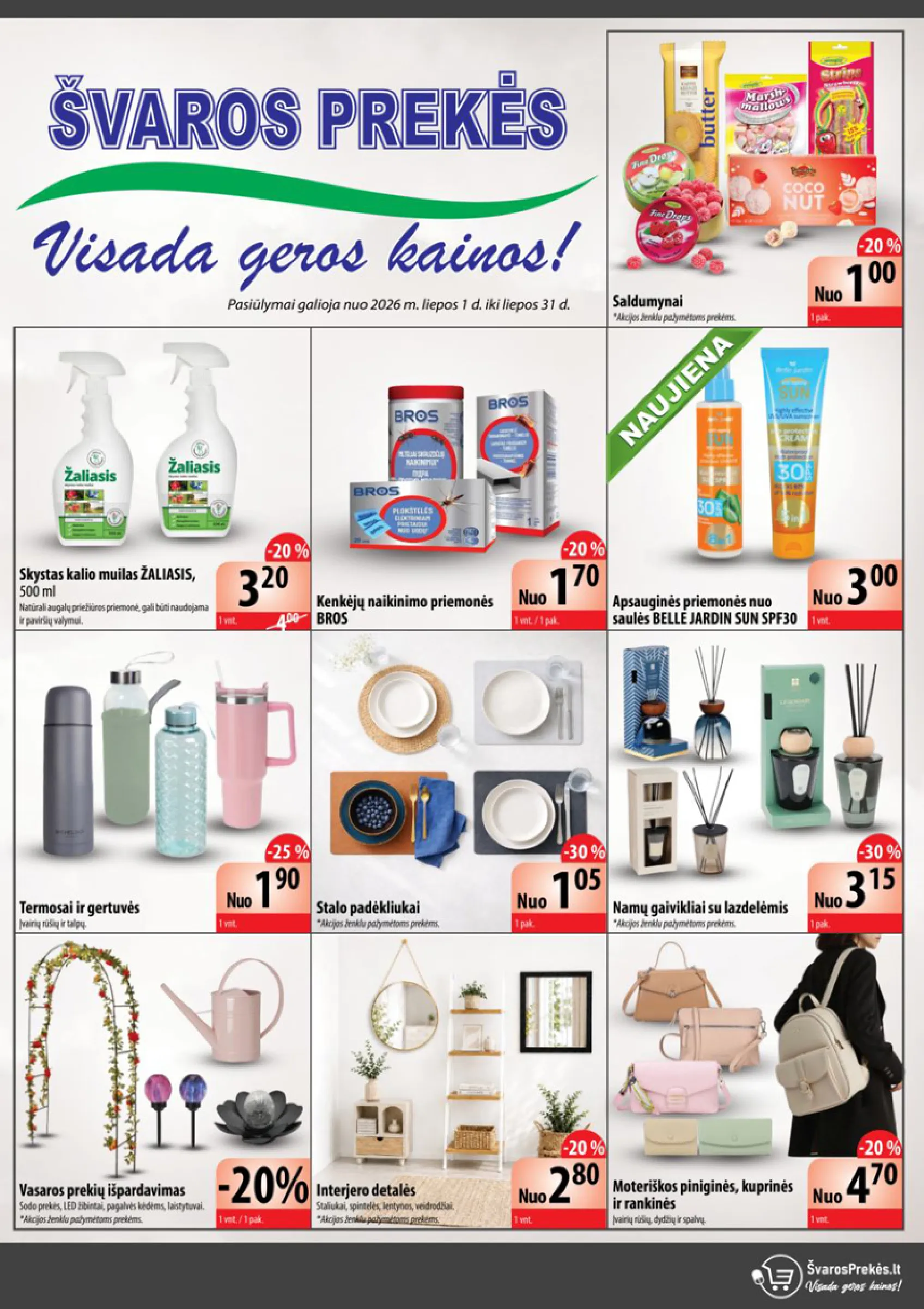 Švaros prekės katalogas – 1 psl.