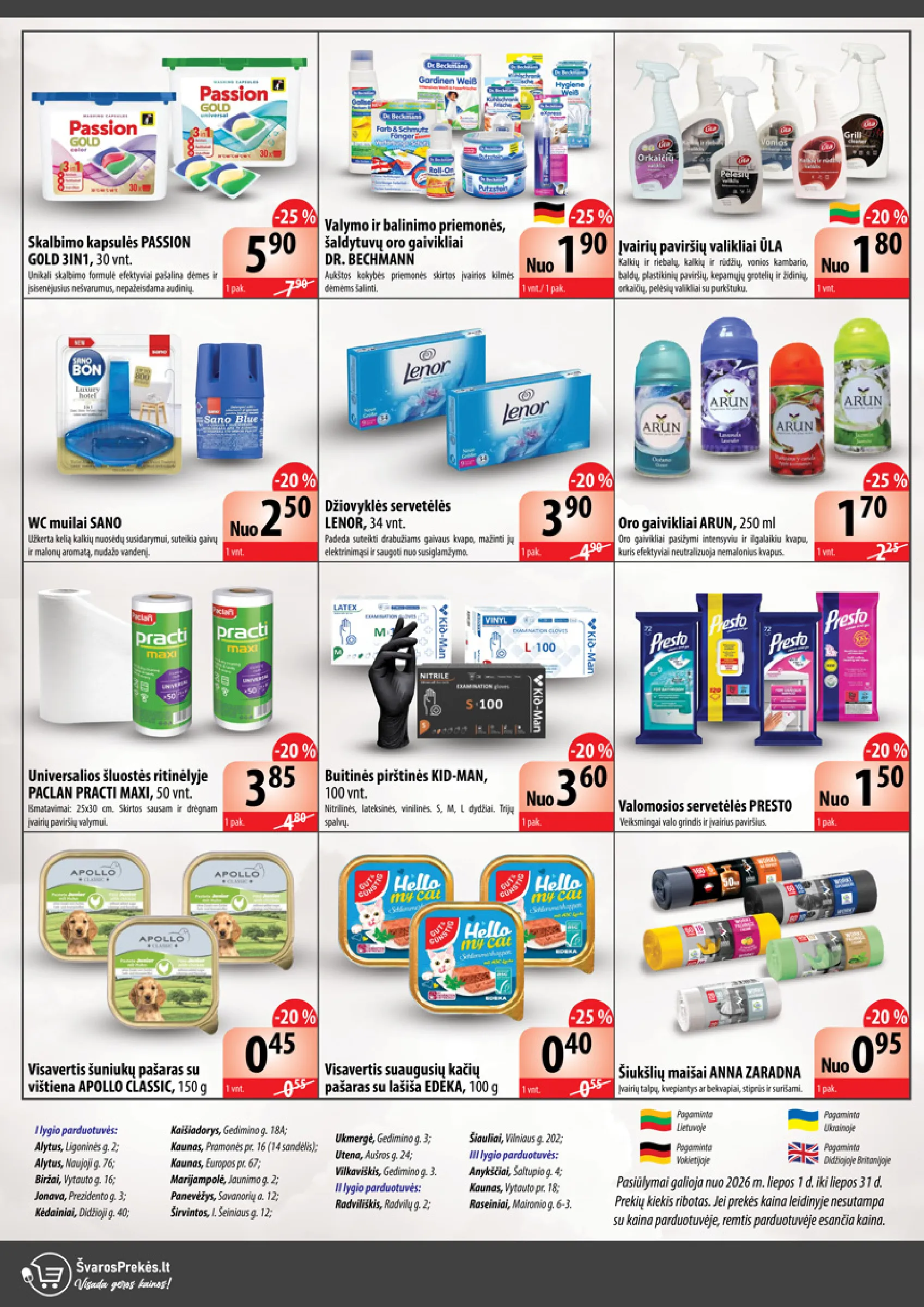 Švaros prekės katalogas – 4 psl.