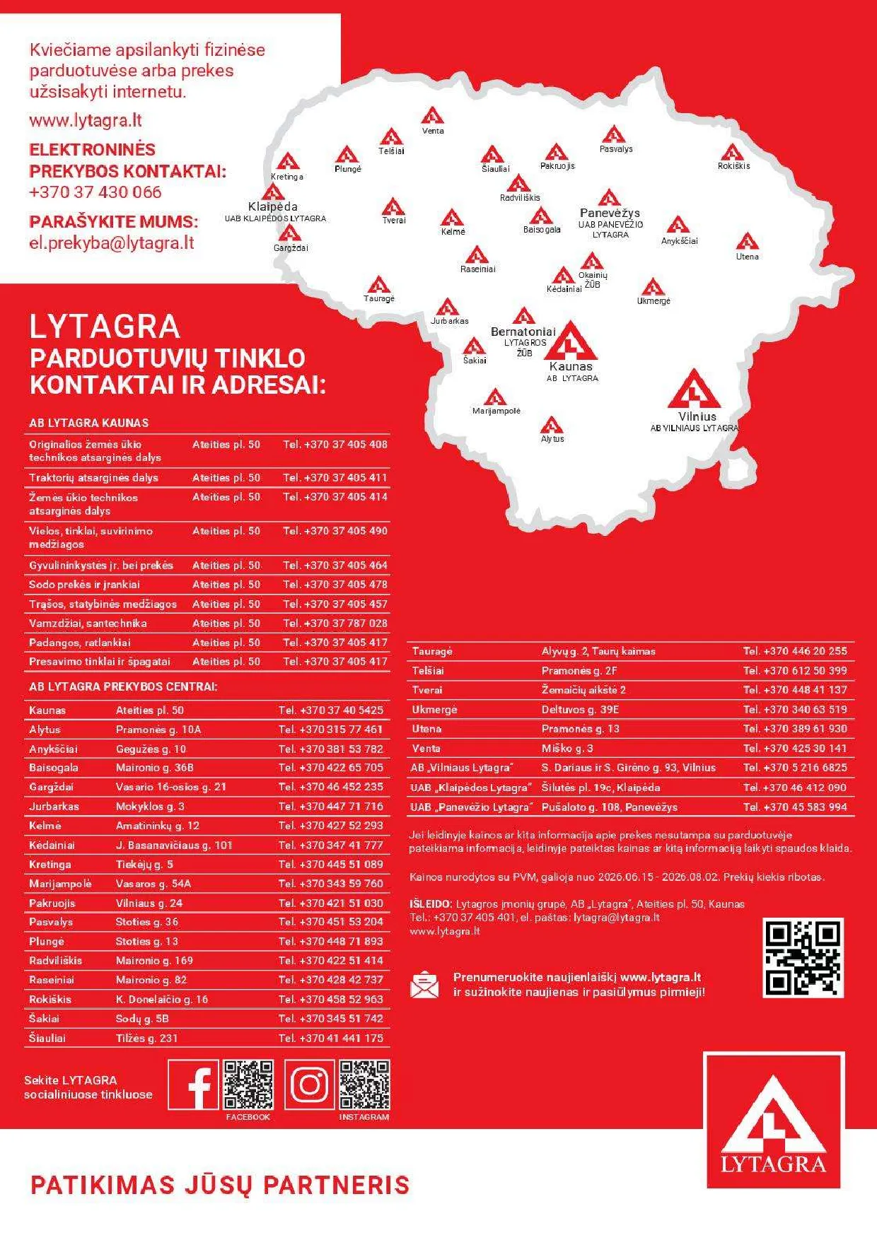 Lytagra prekių katalogas – 12 psl.