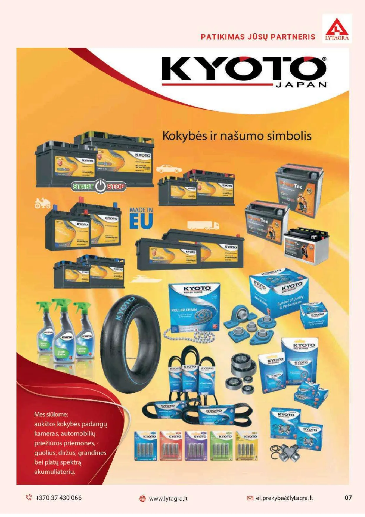 Lytagra prekių katalogas – 7 psl.