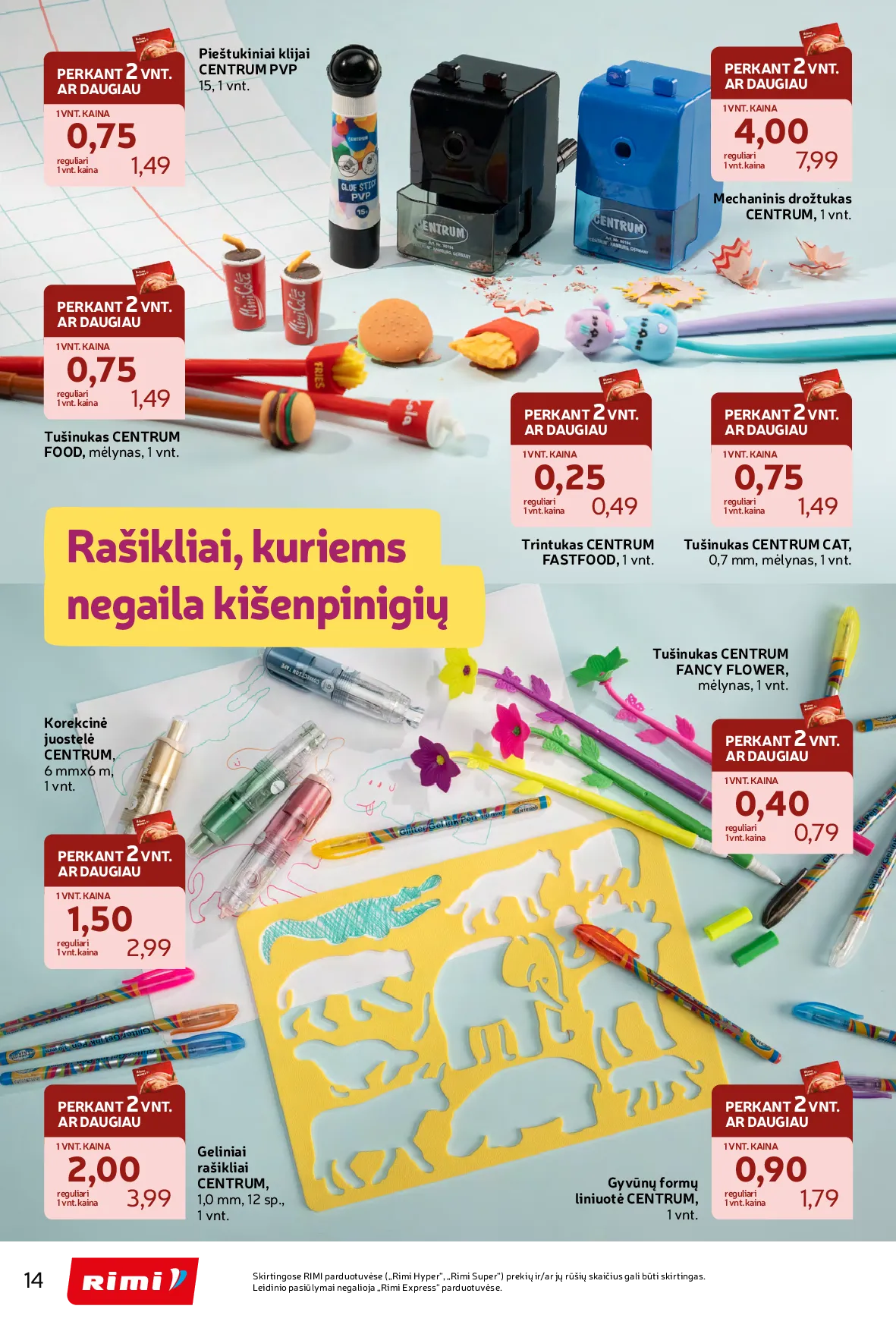 Rimi atgal į mokyklą – 14 psl.