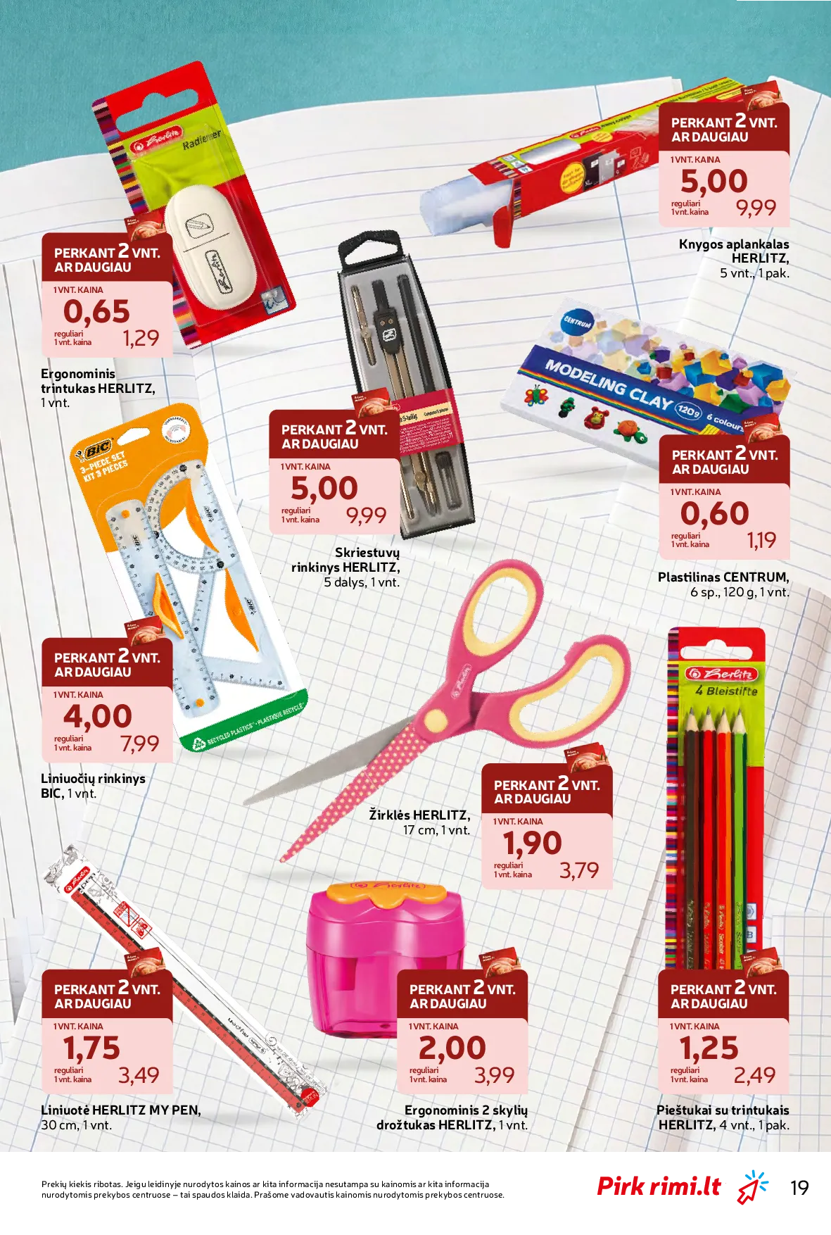 Rimi atgal į mokyklą – 19 psl.