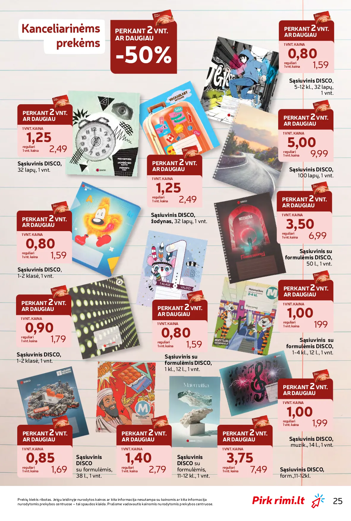 Rimi atgal į mokyklą – 25 psl.
