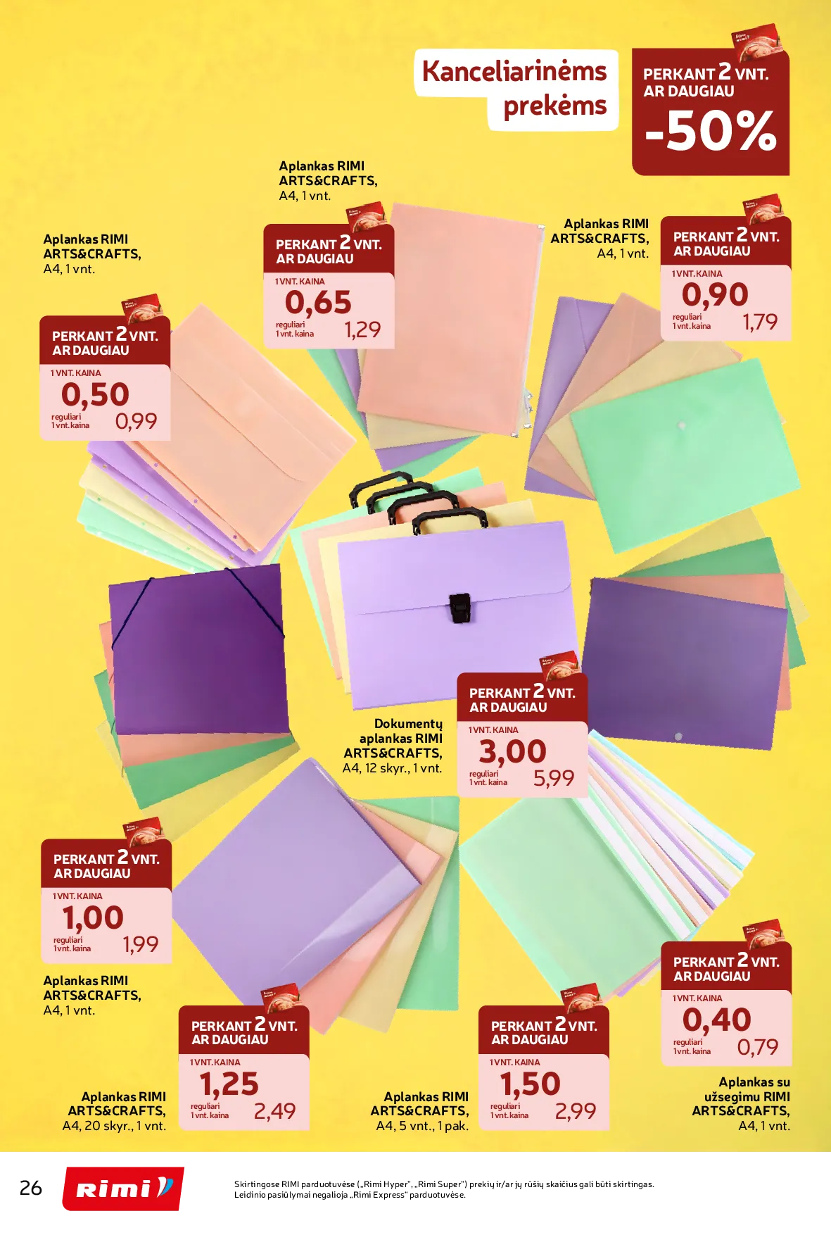 Rimi atgal į mokyklą – 26 psl.