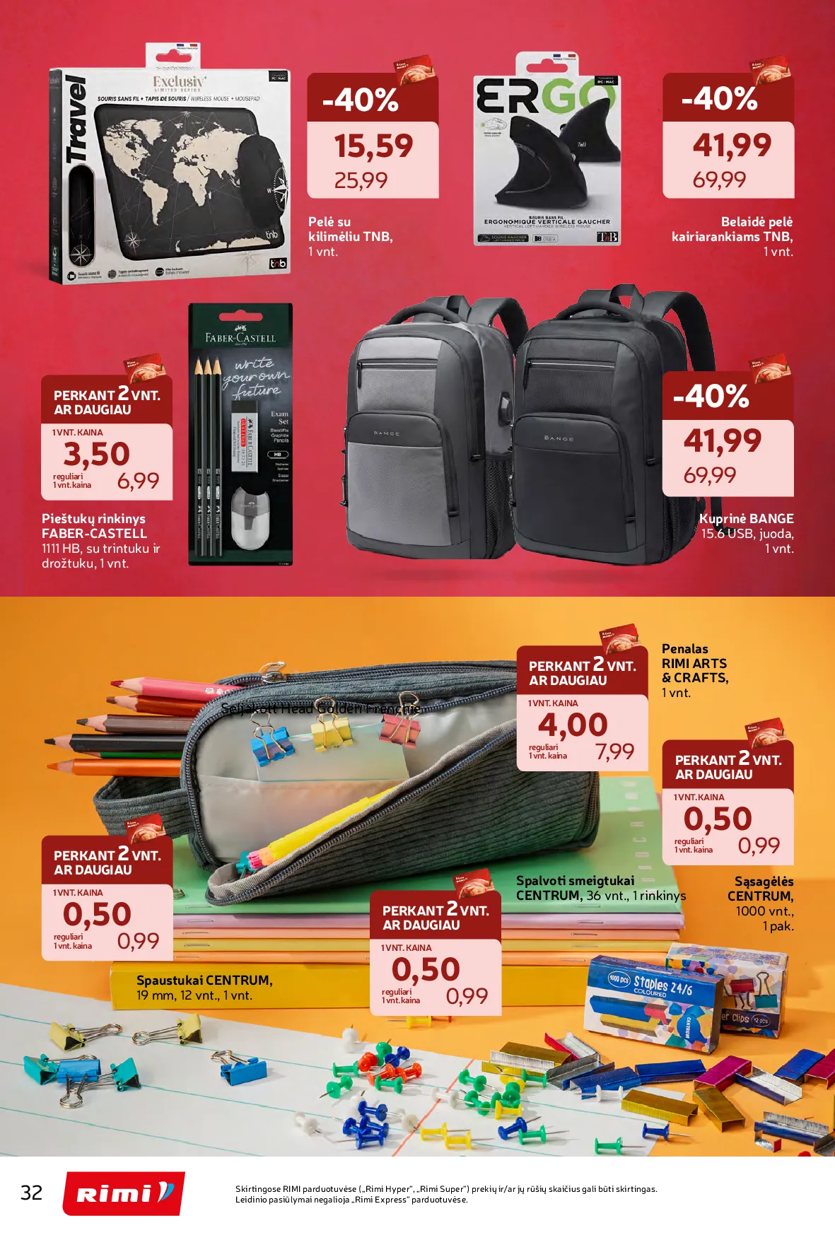 Rimi atgal į mokyklą – 32 psl.