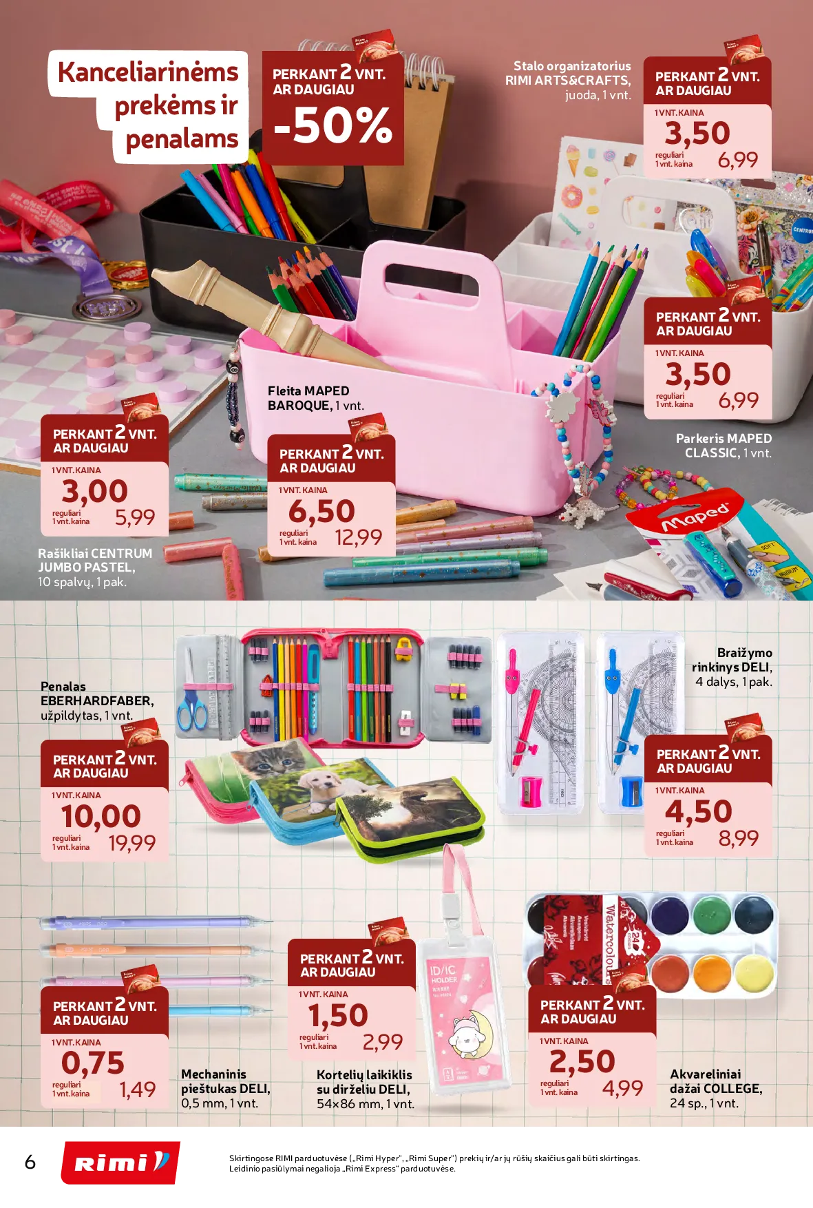 Rimi atgal į mokyklą – 6 psl.