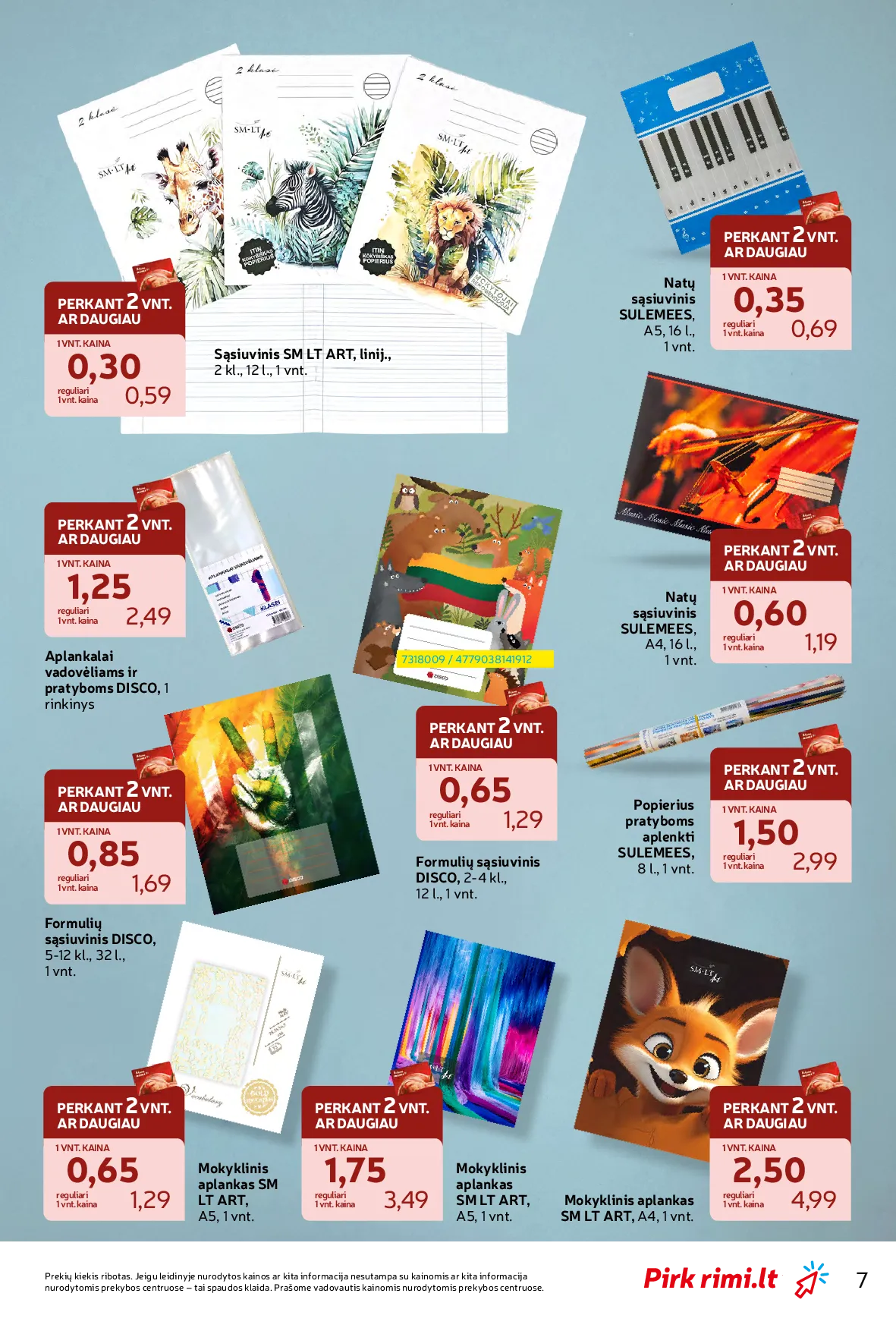 Rimi atgal į mokyklą – 7 psl.