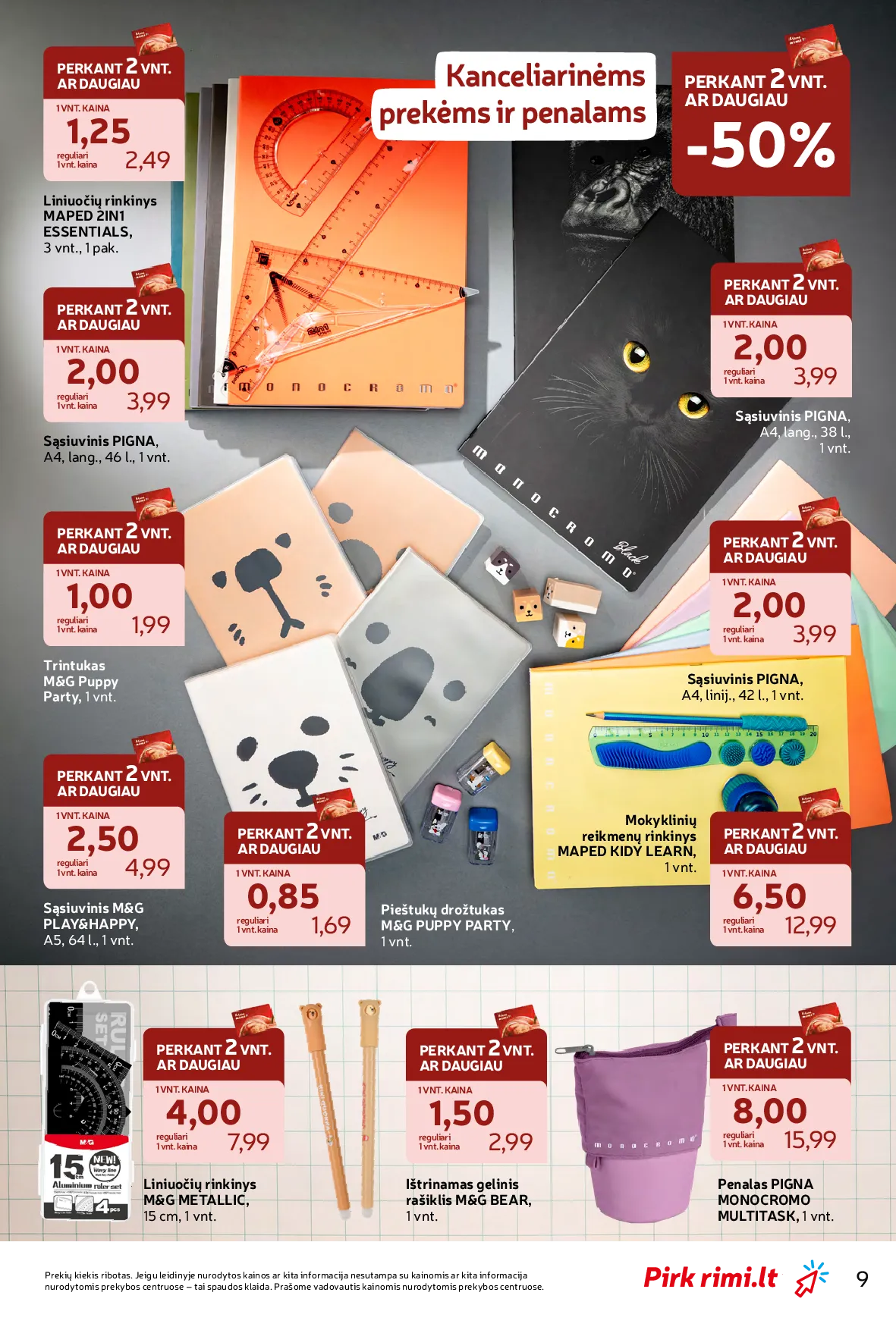 Rimi atgal į mokyklą – 9 psl.