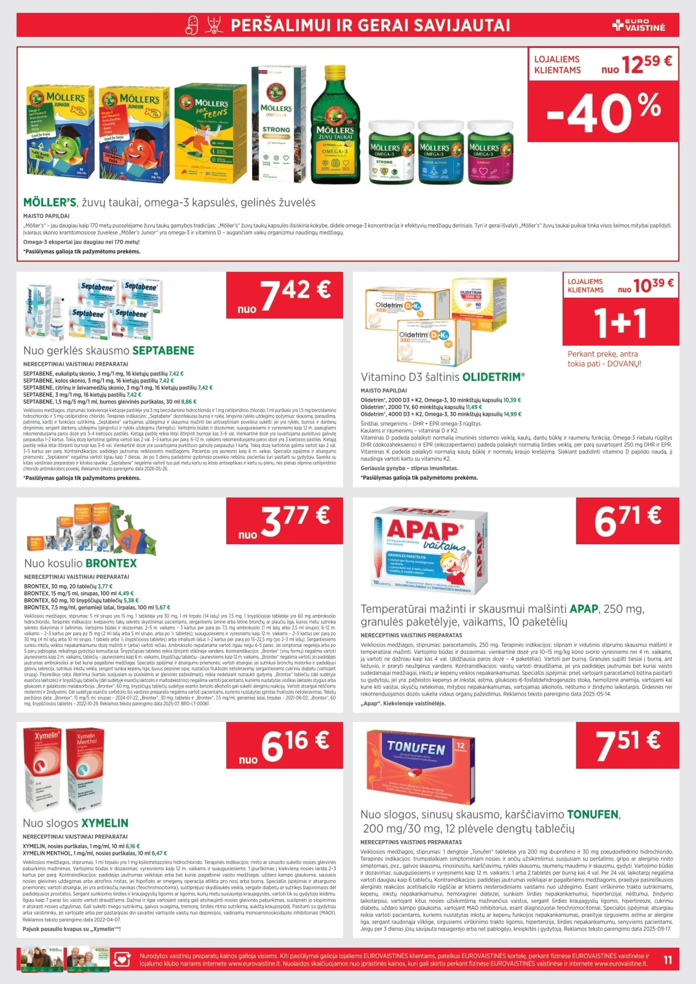 Eurovaistinė leidinys – 11 psl.