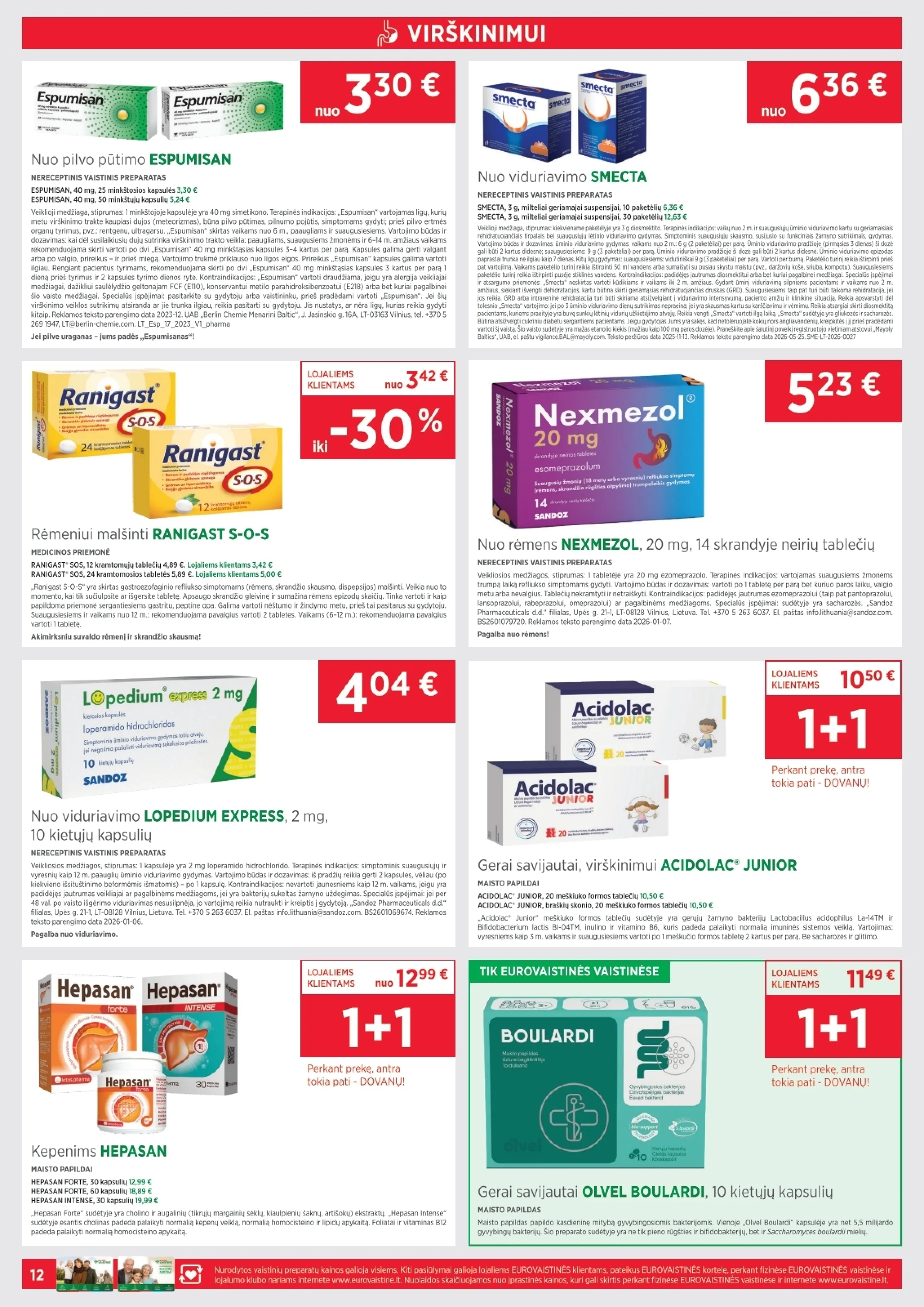 Eurovaistinė leidinys – 12 psl.