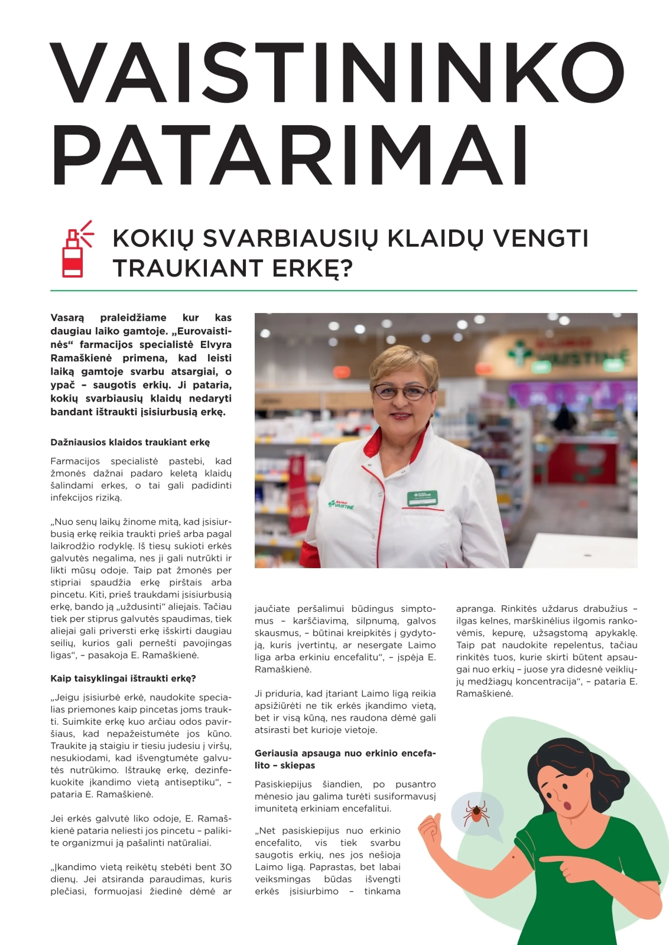 Eurovaistinė leidinys – 21 psl.