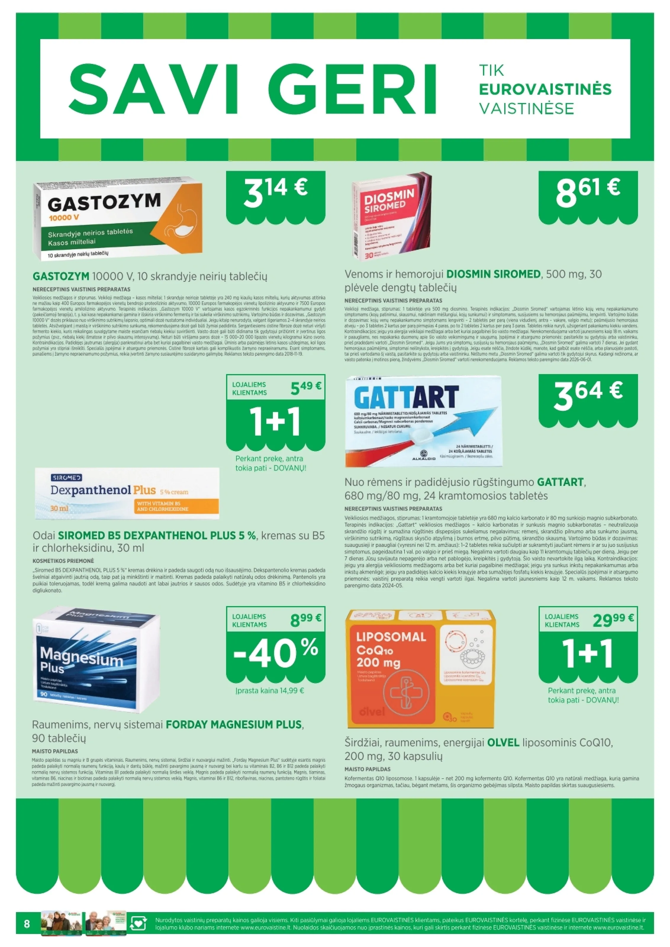 Eurovaistinė leidinys – 8 psl.