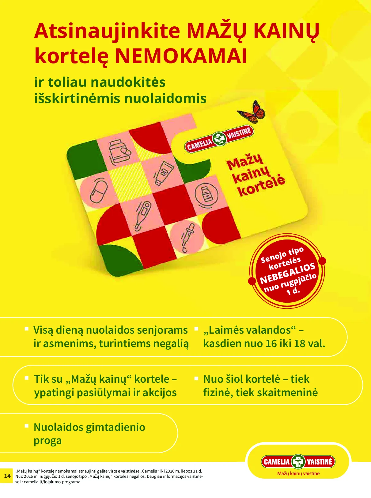 Camelia leidinys – 14 psl.