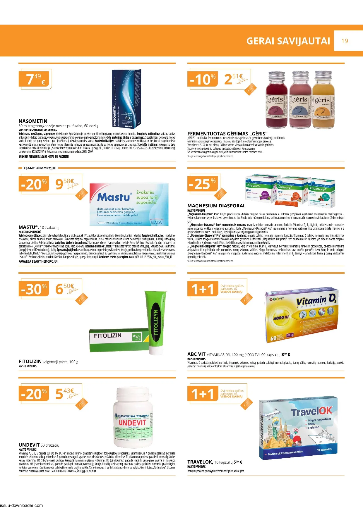 Gintarinės vaistinės leidinys – 19 psl.