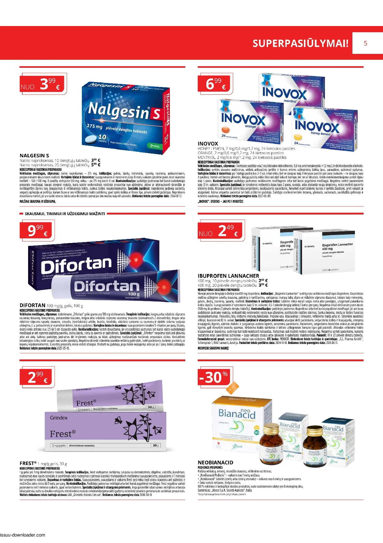 Gintarinės vaistinės leidinys – 5 psl.