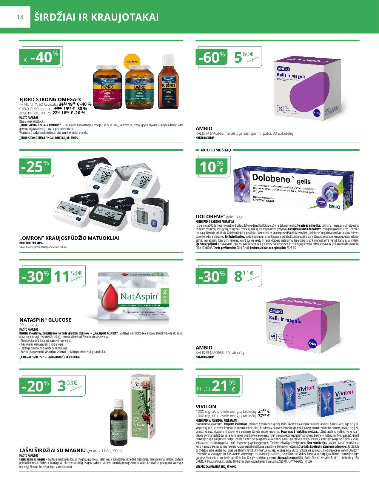 Norfa vaistinės leidinys – 14 psl.