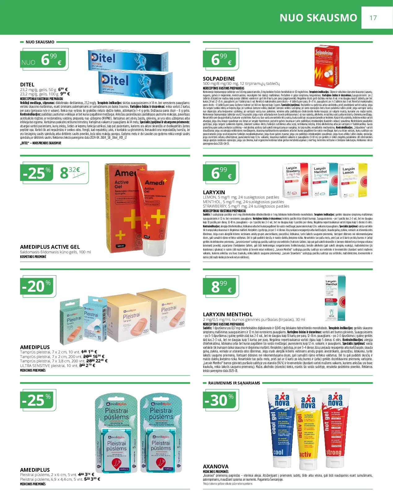 Norfa vaistinės leidinys – 17 psl.
