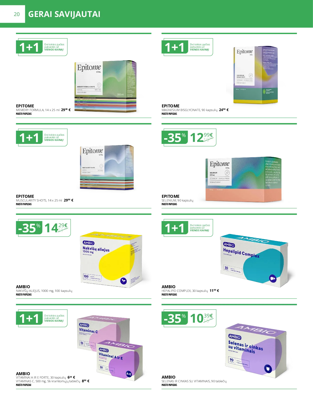 Norfa vaistinės leidinys – 20 psl.