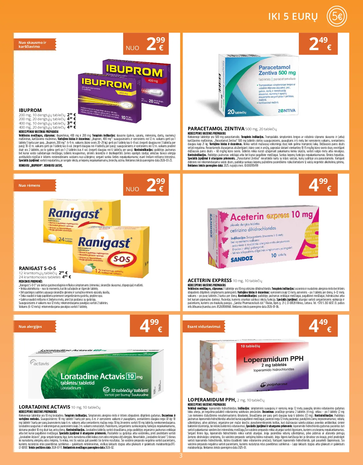 Norfa vaistinės leidinys – 3 psl.