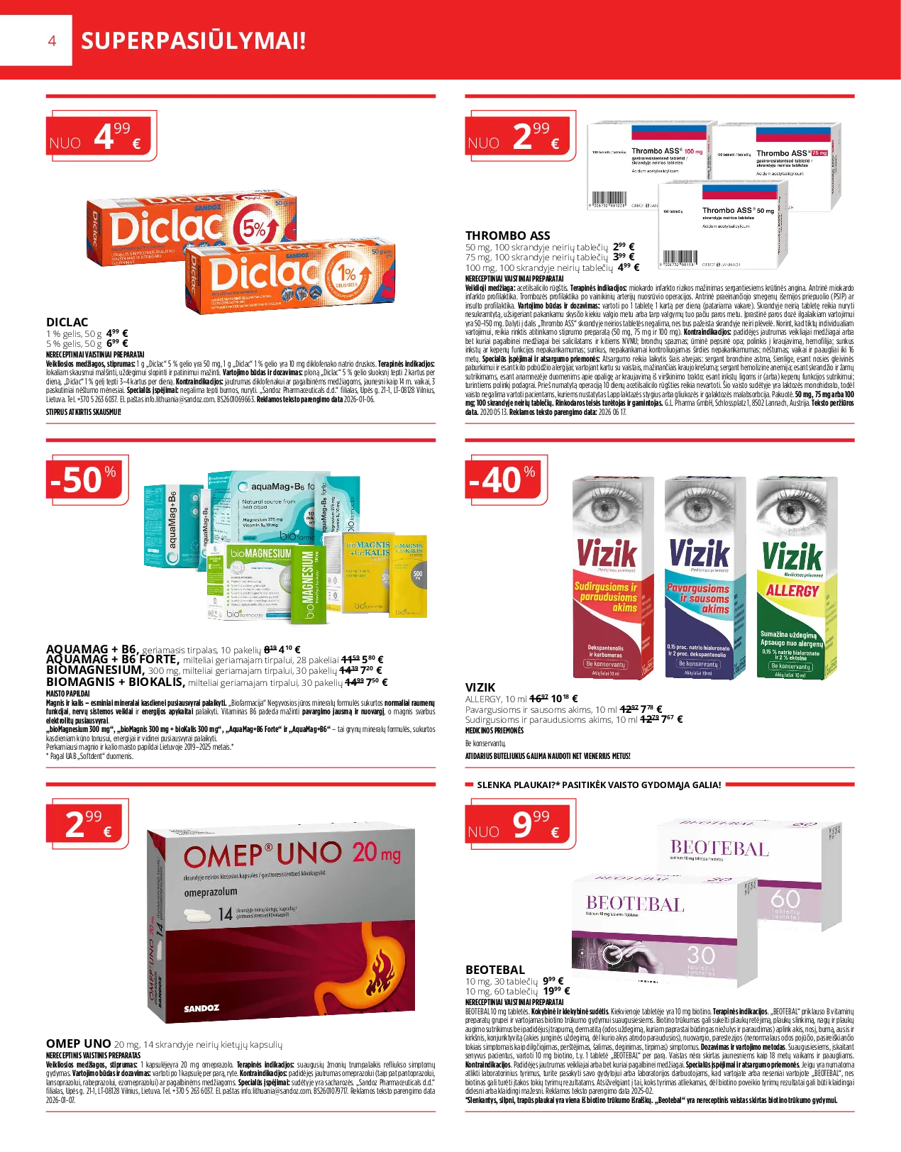 Norfa vaistinės leidinys – 4 psl.