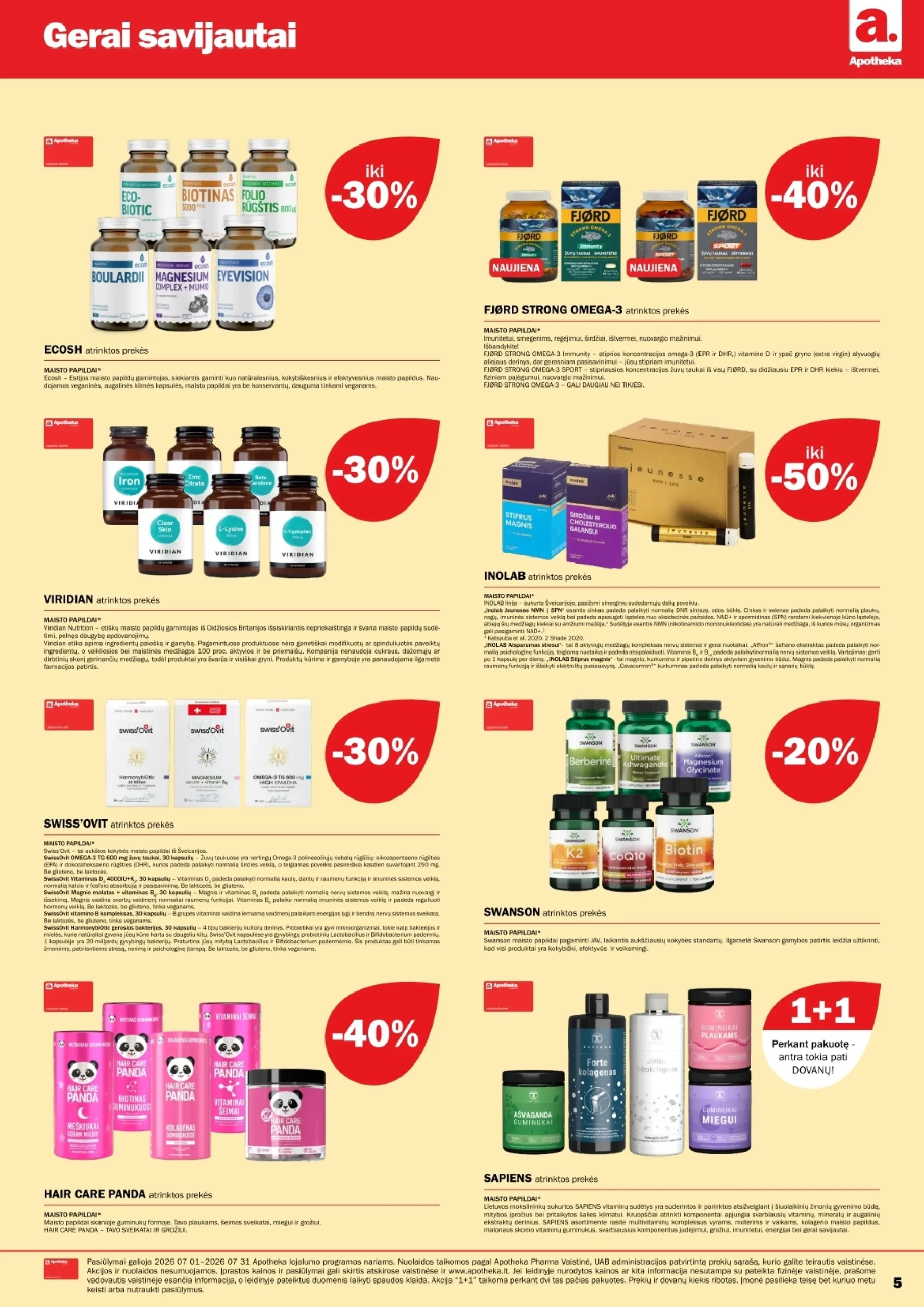 Apotheka leidinys – 5 psl.