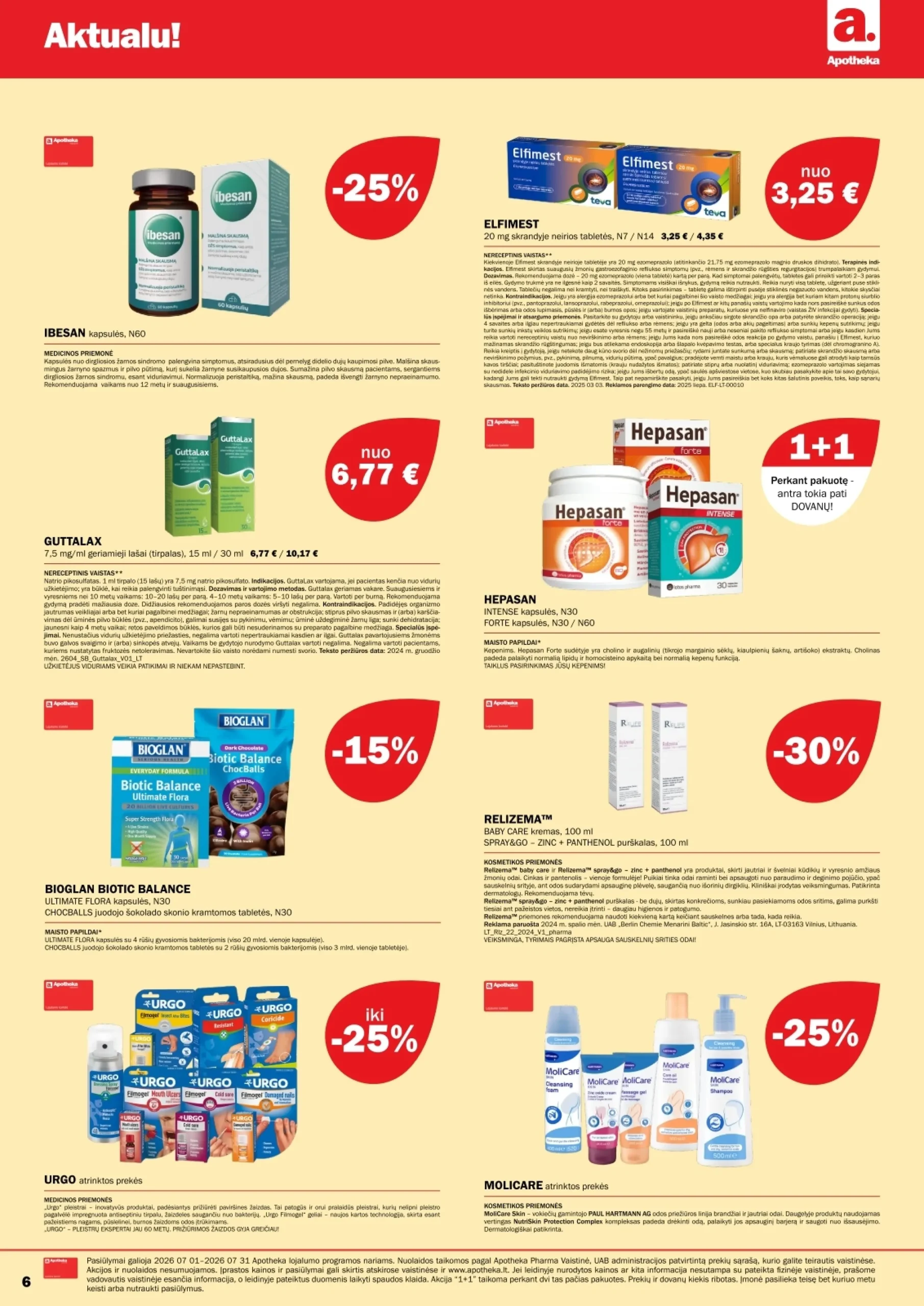 Apotheka leidinys – 6 psl.