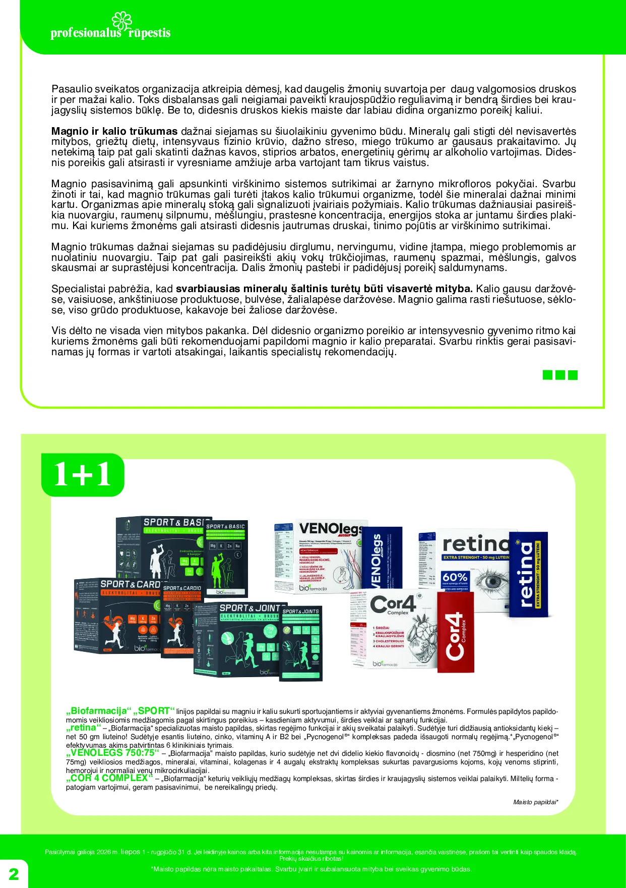 Ramunėlės vaistinės leidinys – 2 psl.