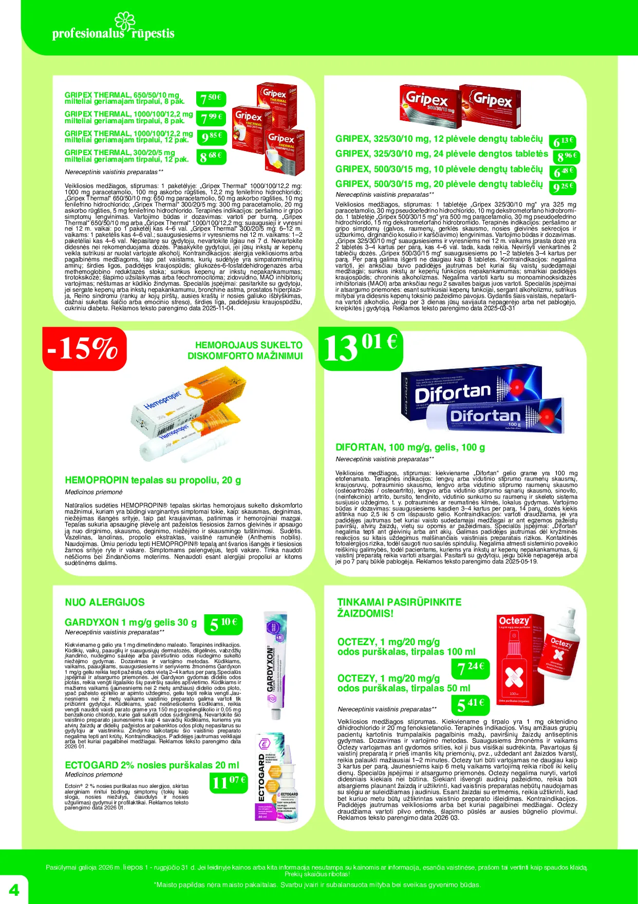 Ramunėlės vaistinės leidinys – 4 psl.