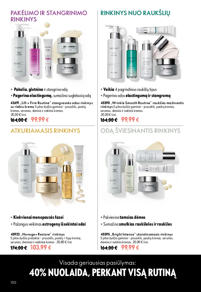 Oriflame katalogas – 100 psl.