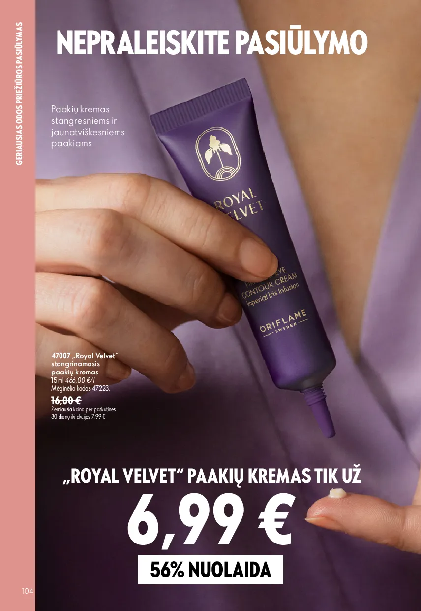 Oriflame katalogas – 104 psl.