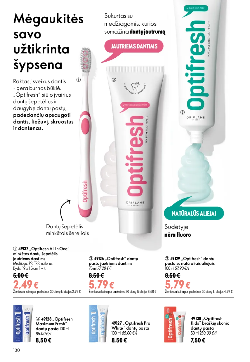 Oriflame katalogas – 130 psl.