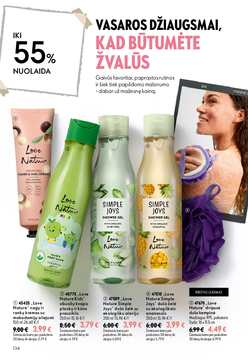 Oriflame katalogas – 134 psl.