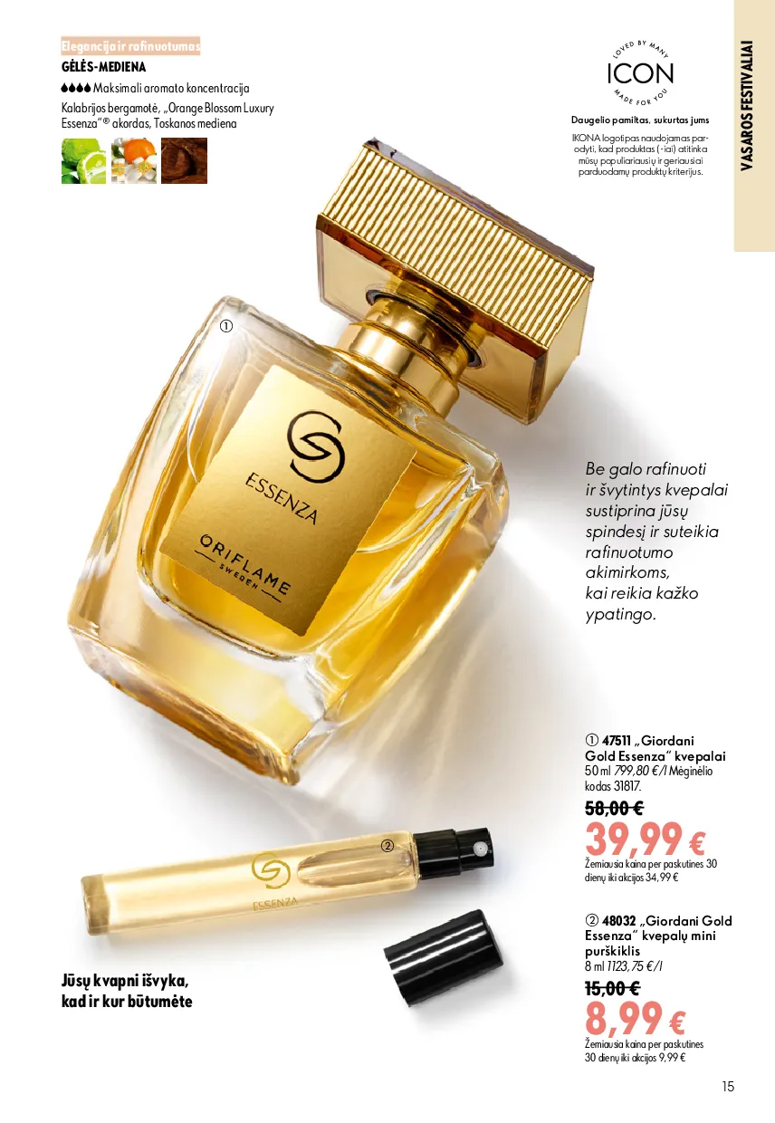 Oriflame katalogas – 15 psl.