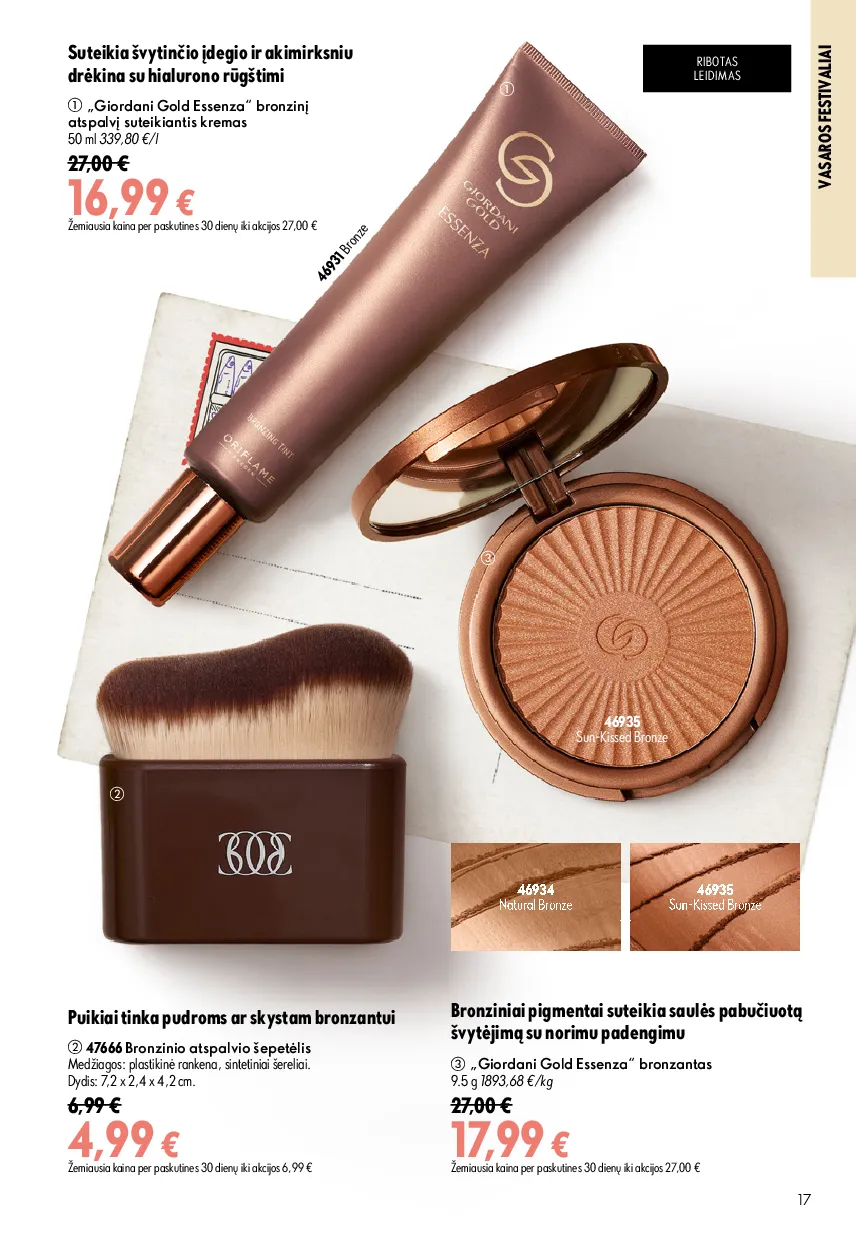 Oriflame katalogas – 17 psl.