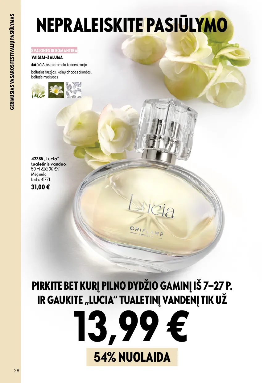 Oriflame katalogas – 28 psl.