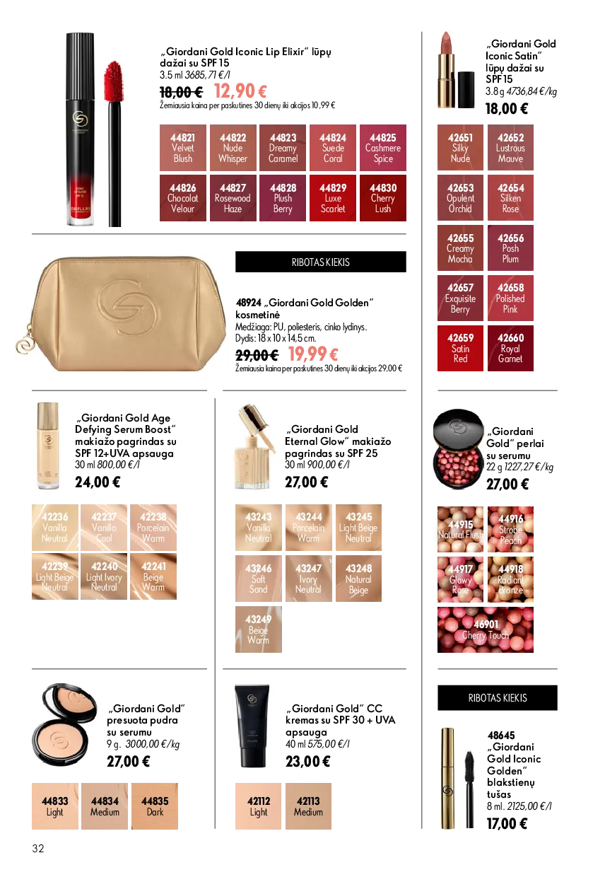Oriflame katalogas – 32 psl.