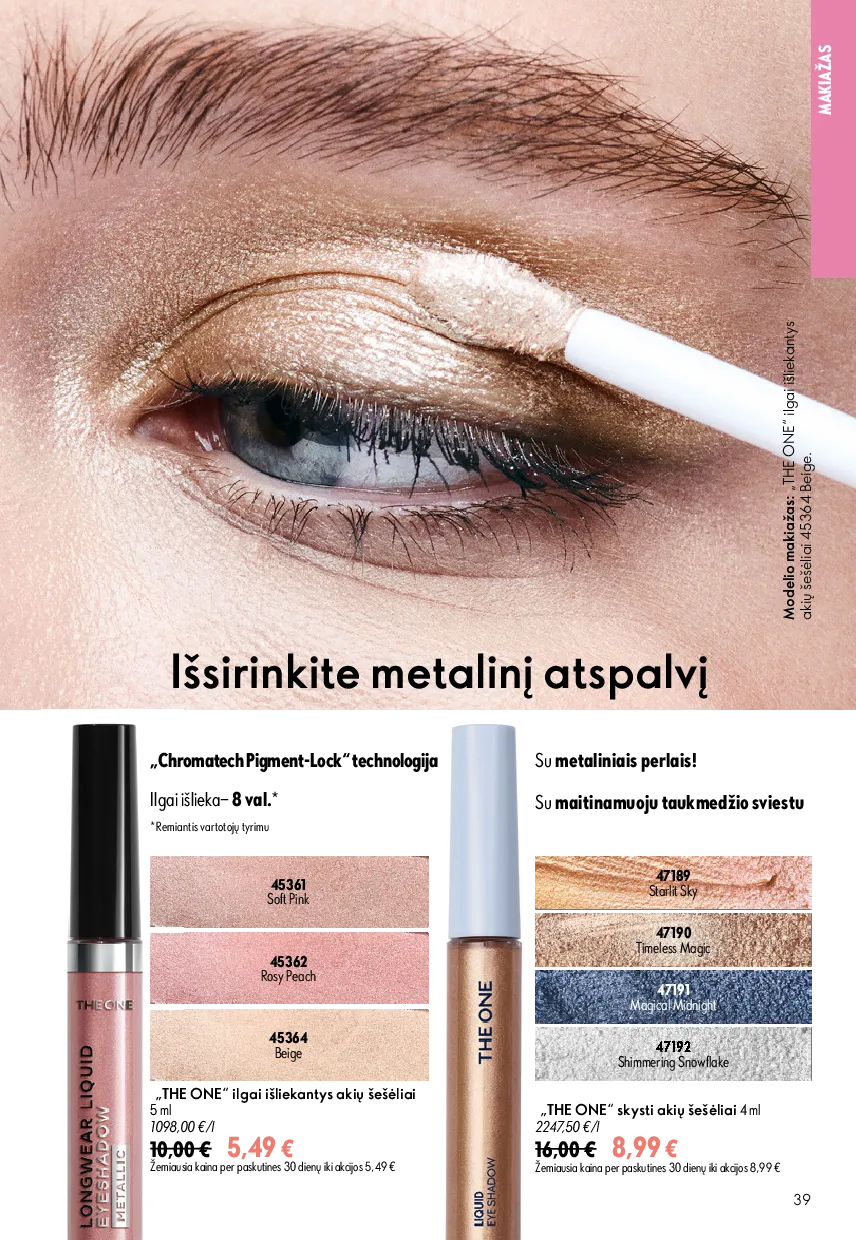 Oriflame katalogas – 39 psl.