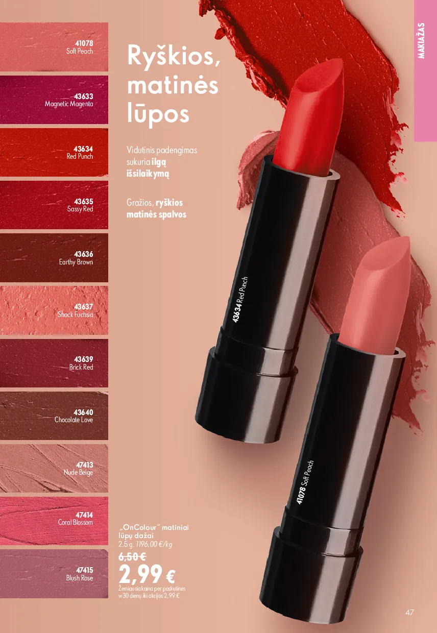 Oriflame katalogas – 47 psl.
