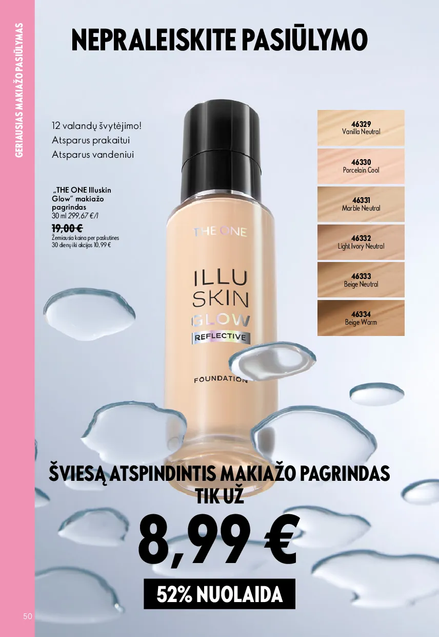 Oriflame katalogas – 50 psl.