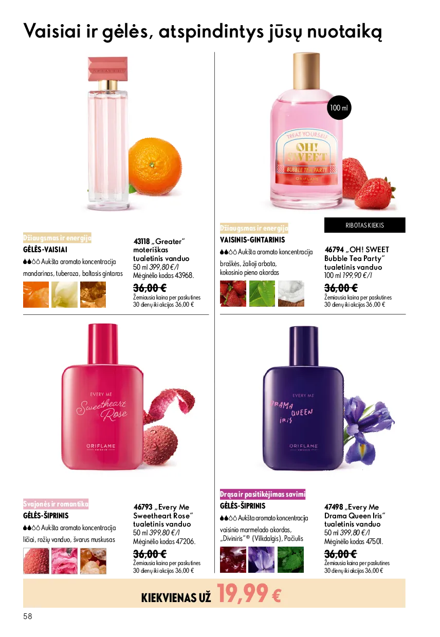Oriflame katalogas – 58 psl.