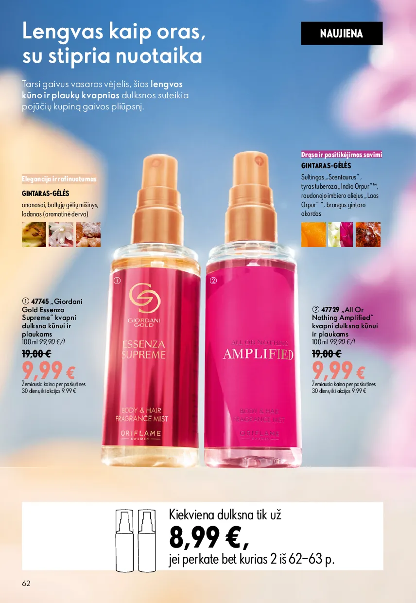Oriflame katalogas – 62 psl.